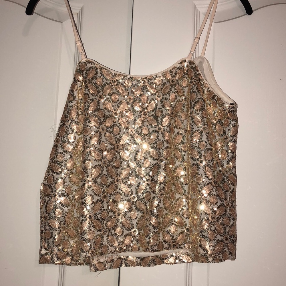 Sequins crop top